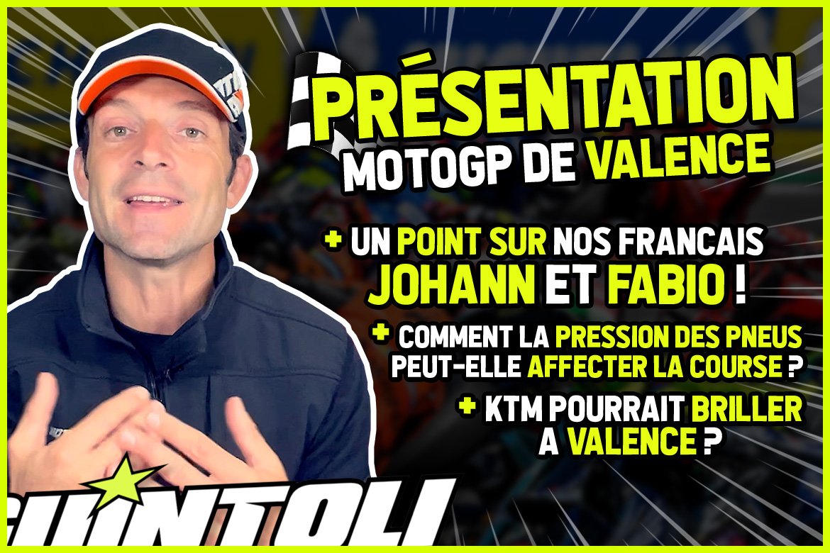 MotoGP Présentation par Sylvain Guintoli du MotoGP de Valence